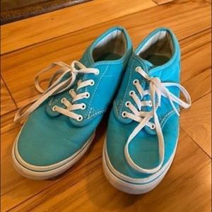 Blue Authentic Vans Women US 6.5